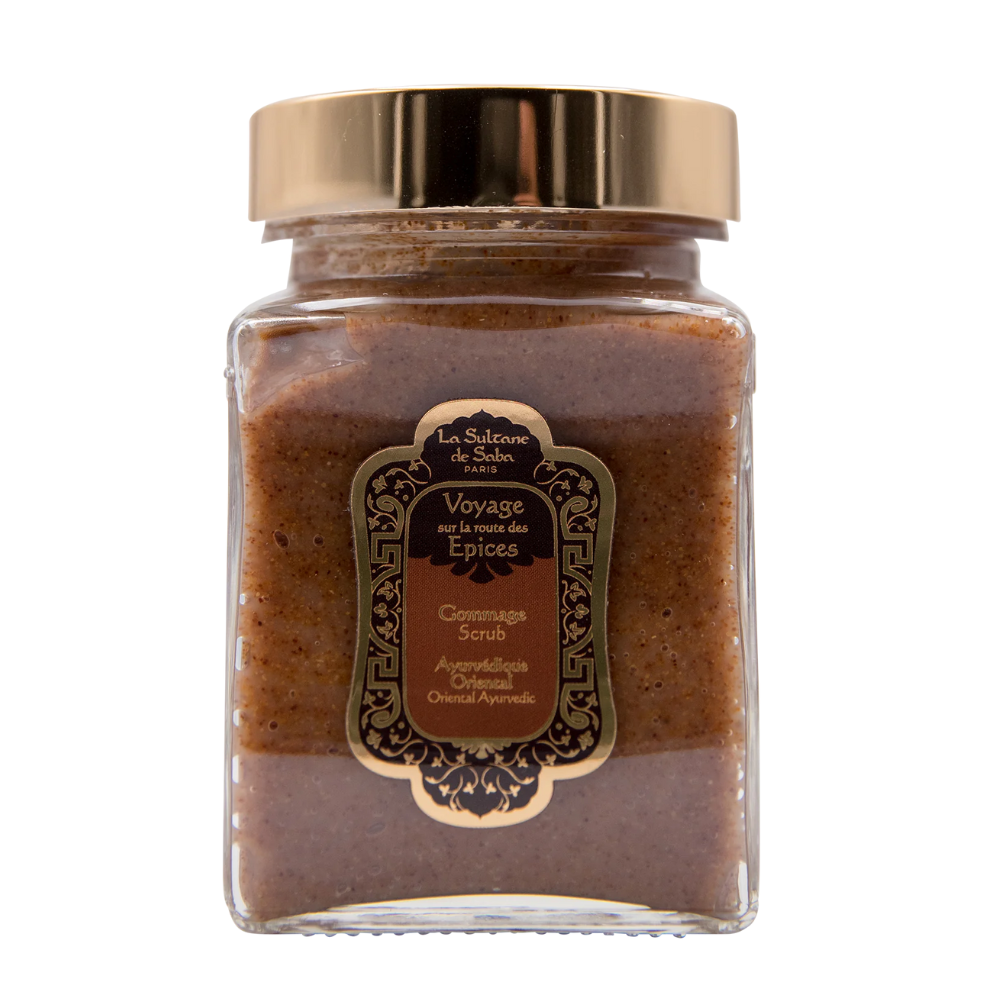 Body Scrub Oriental Ayurvedic Amber Vanilla Patchouli Fragrance 300 g