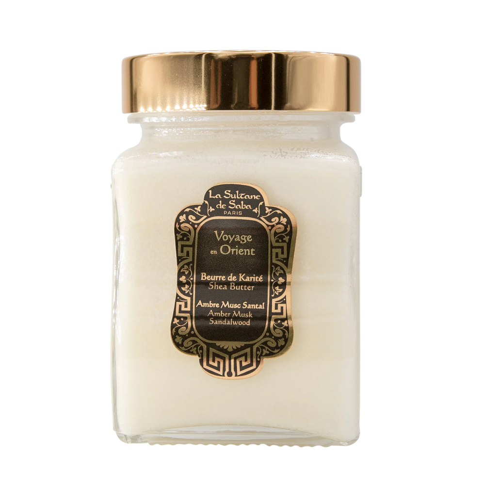 Shea Butter Amber Musk Sandalwood Fragrance 300 g