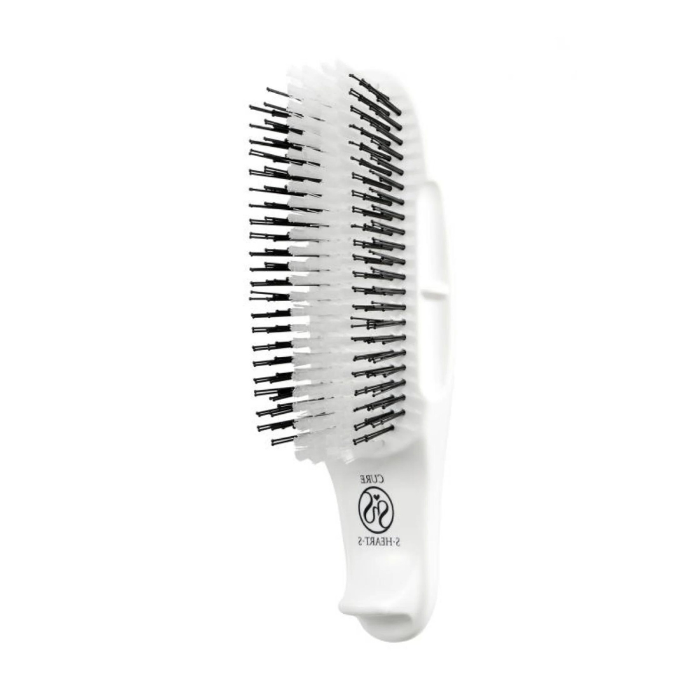 sHearts Scalp Brush CURE WHITE - birste matu un galvas ādas kopšanai