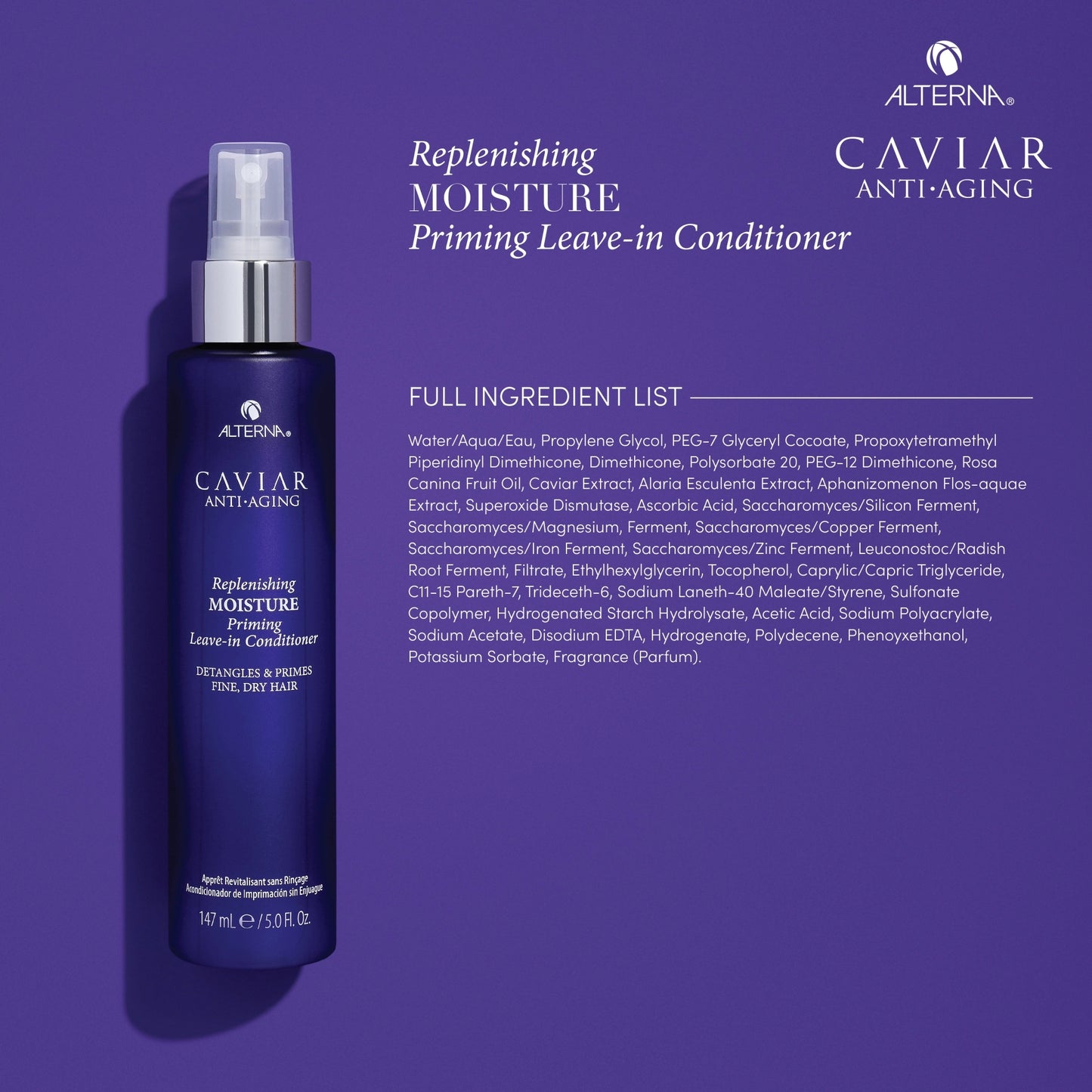 Caviar Replenishing Moisture Priming Leave-In Conditioner
