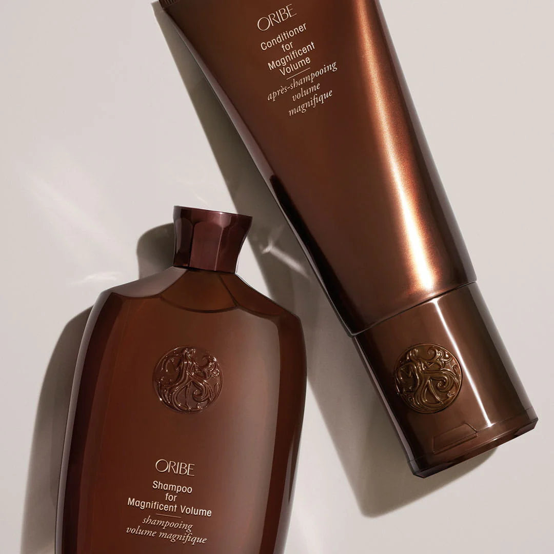 Oribe Magnificent Volume and Grandiose Hair Plumping Set - apjomu piešķirošs matu komplekts plāniem un vidēji plāniem matiem