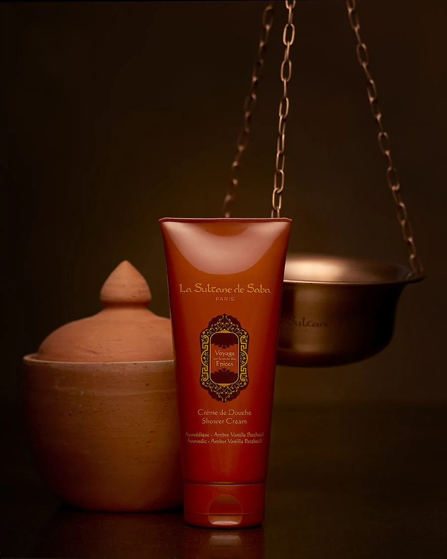 Shower Cream Oriental Ayurvedic Amber Vanilla Patchouli Fragrance 200 ml