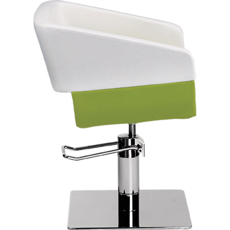 Frizētavas krēsls Hippi 57/53/42 cm balts/zaļš