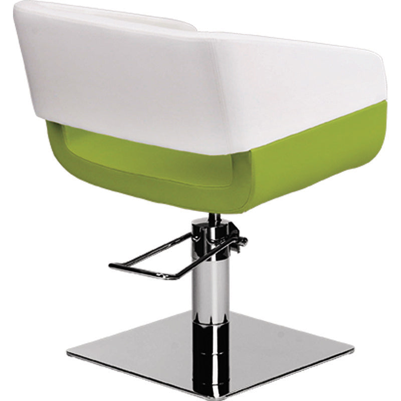 Frizētavas krēsls Hippi 57/53/42 cm balts/zaļš