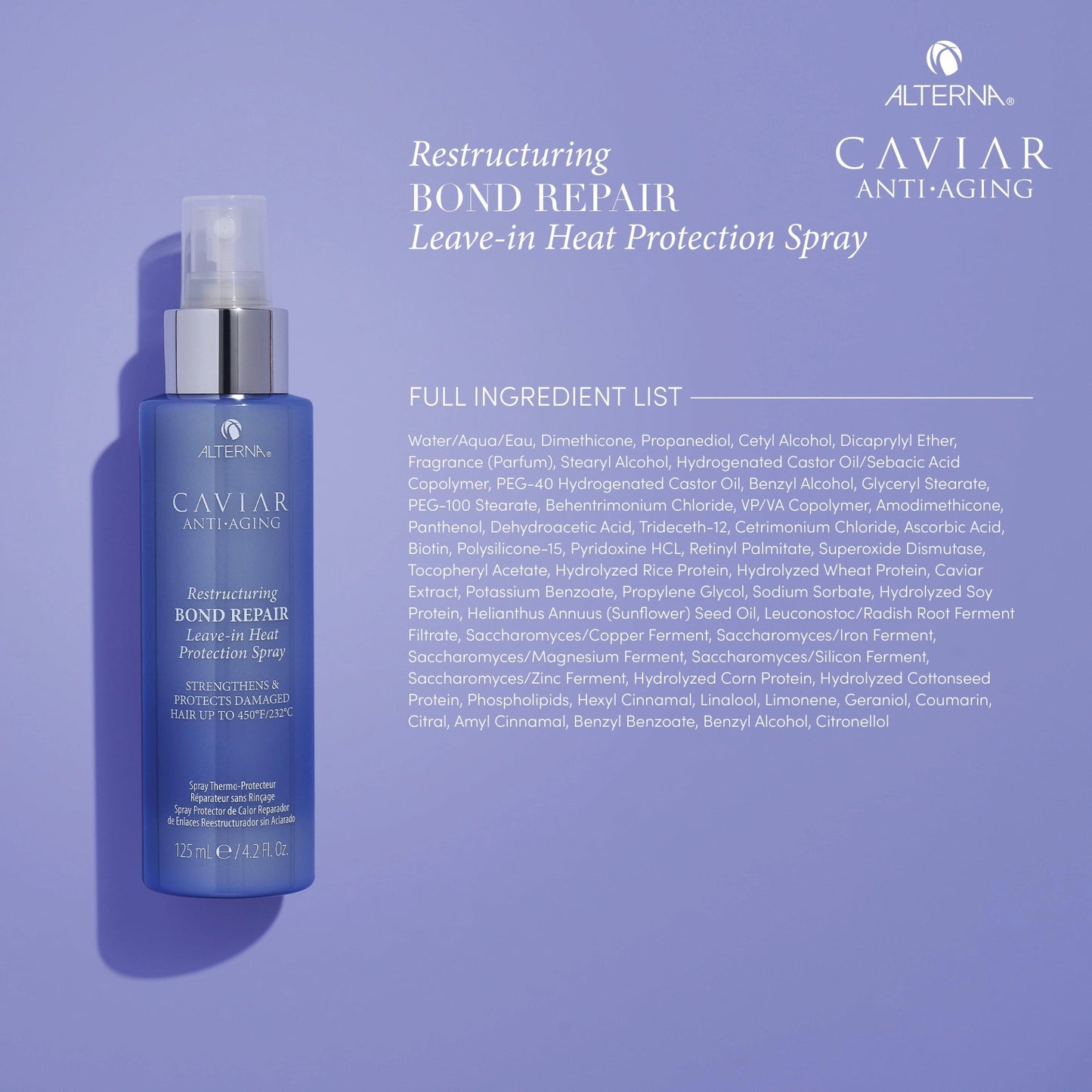 Caviar Restructuring Bond Repair Leave-In Heat Protection Spray