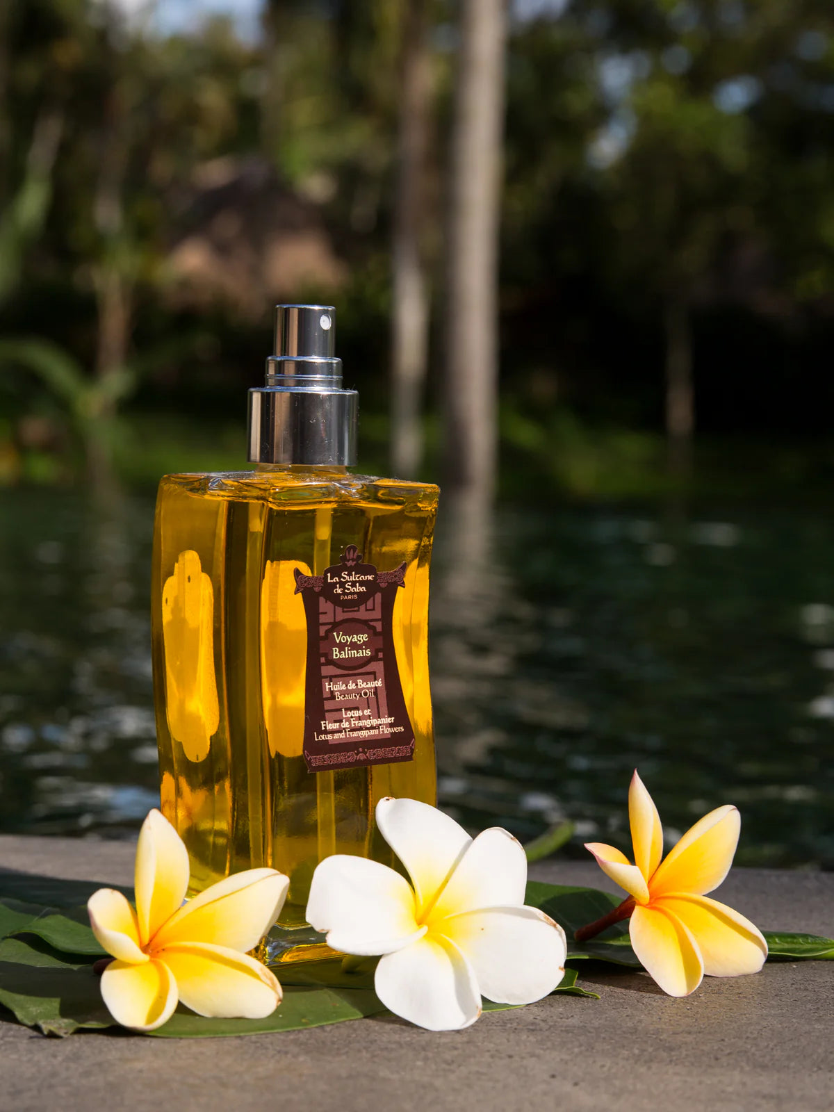 Beauty Oil Lotus and Frangipani Flower Fragrance 200 ml