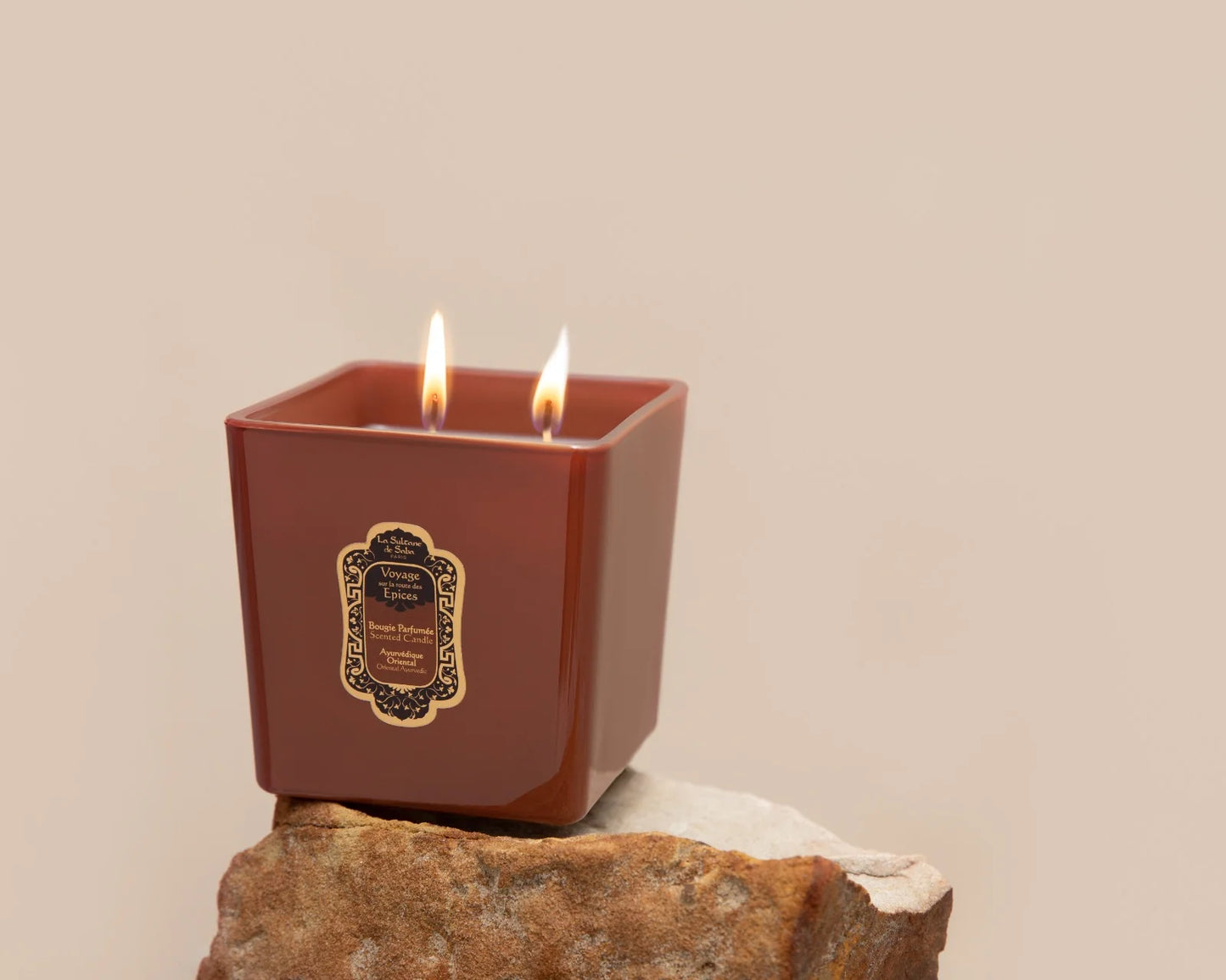 CANDLE ORIENTAL AYURVEDIC AMBER VANILLA PATCHOULI (SPICES) 400 g