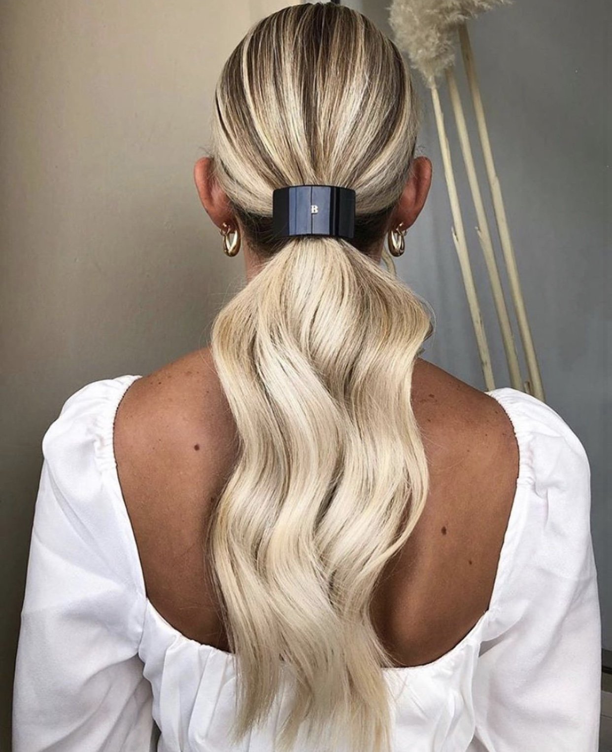Balmain Hair Elastique pour Cheveux Black - Matu gumija