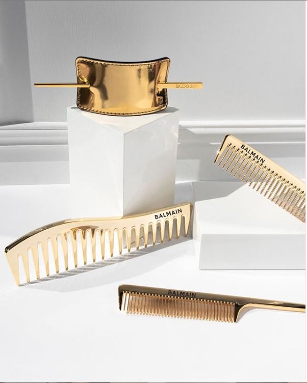 BALMAIN HAIR golden styling comb / Golden Styling Comb 14K Gold