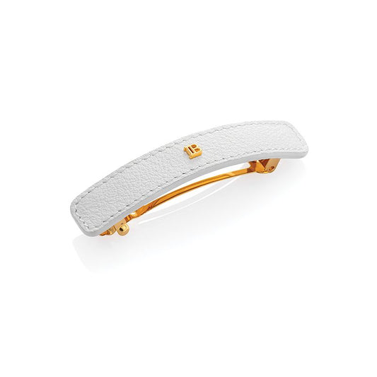 BALMAIN HAIR matu sprādze balta Limited Edition Legacy Barrette White