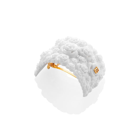 BALMAIN HAIR 3D FLORAL PONYTAIL CLIP