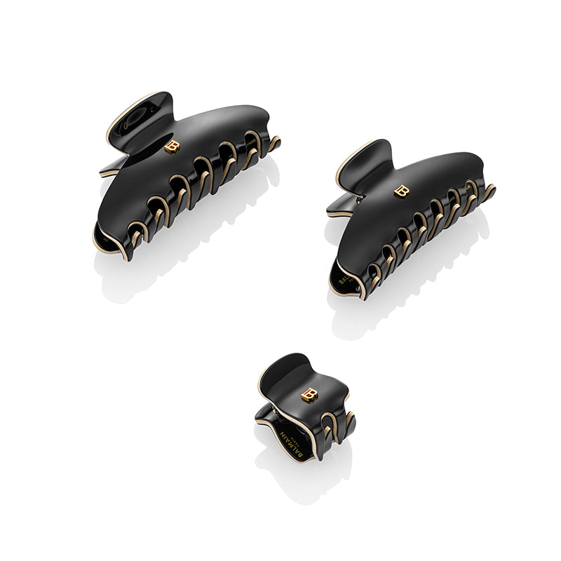 BALMAIN HAIR matu sprādze / LE Pince a Cheveux XS Black/White