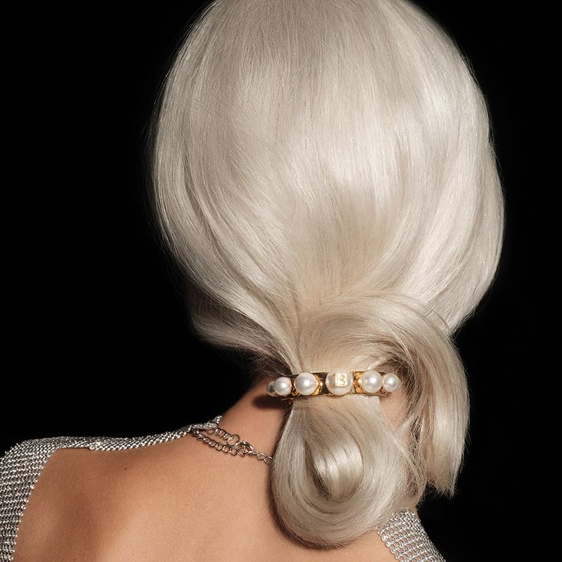 BALMAIN HAIR matu sprādze Limited Edition Legacy Clip Large Pearl