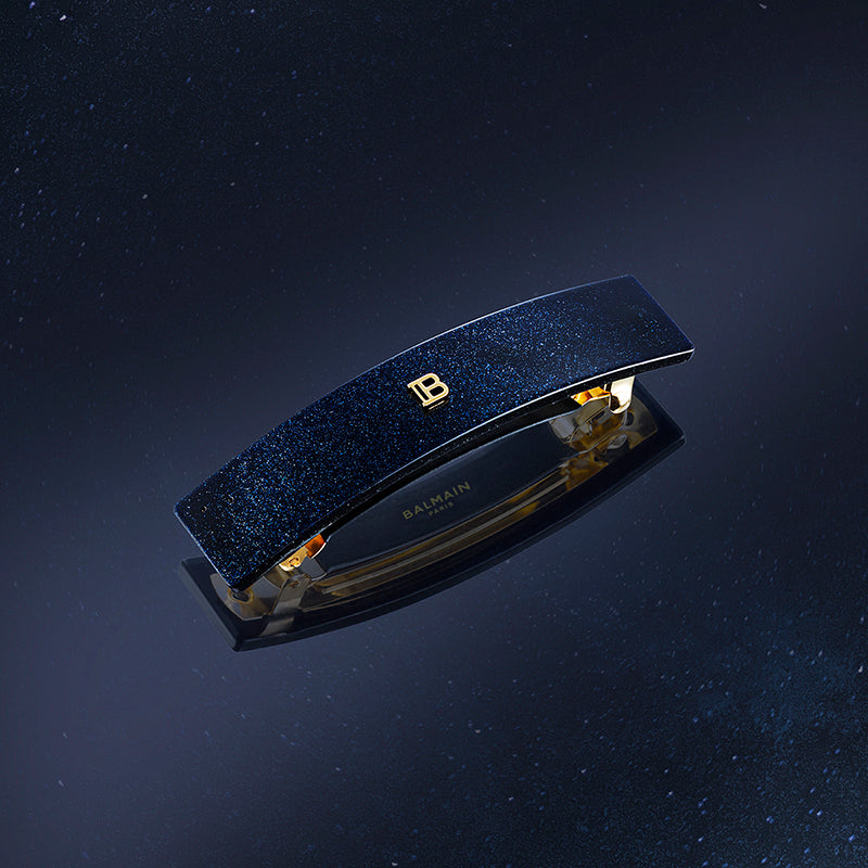 BALMAIN HAIR LE Muse de la Fête matu sprādze, “Cosmic Sapphire” krāsā, M izmērs