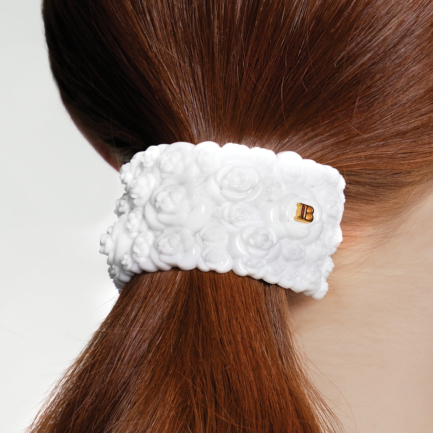 BALMAIN HAIR 3D FLORAL PONYTAIL CLIP