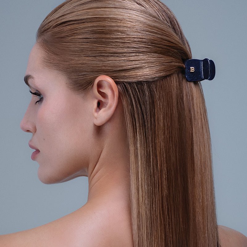 BALMAIN HAIR LE Muse de la Fête matu sprādze “Cosmic Sapphire” krāsā, XS izmērs