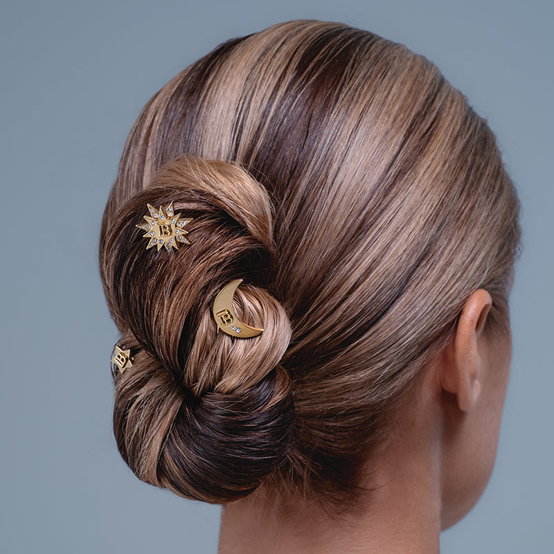 BALMAIN HAIR LE Muse de la Fête Zelta Matadatu komplekts