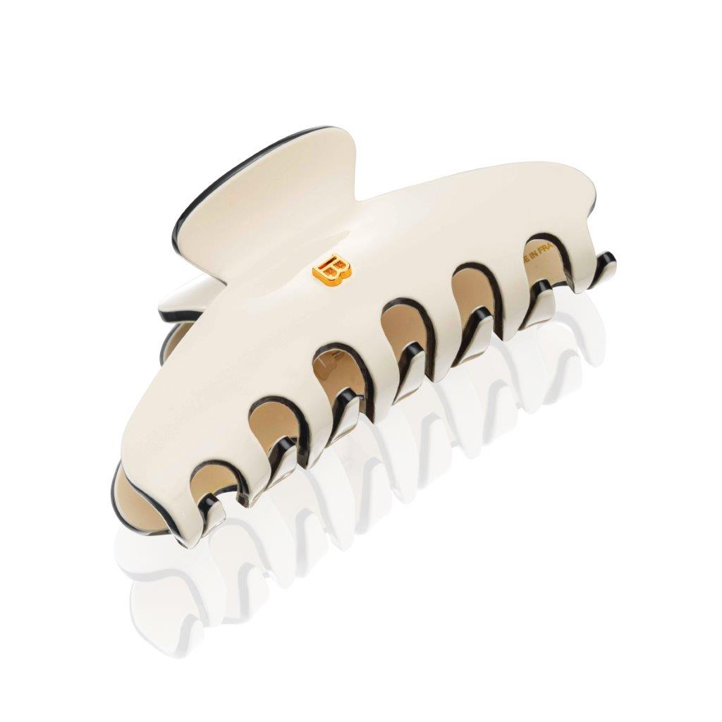 BALMAIN HAIR matu sprādze / LE Pince a Cheveux L White/Black