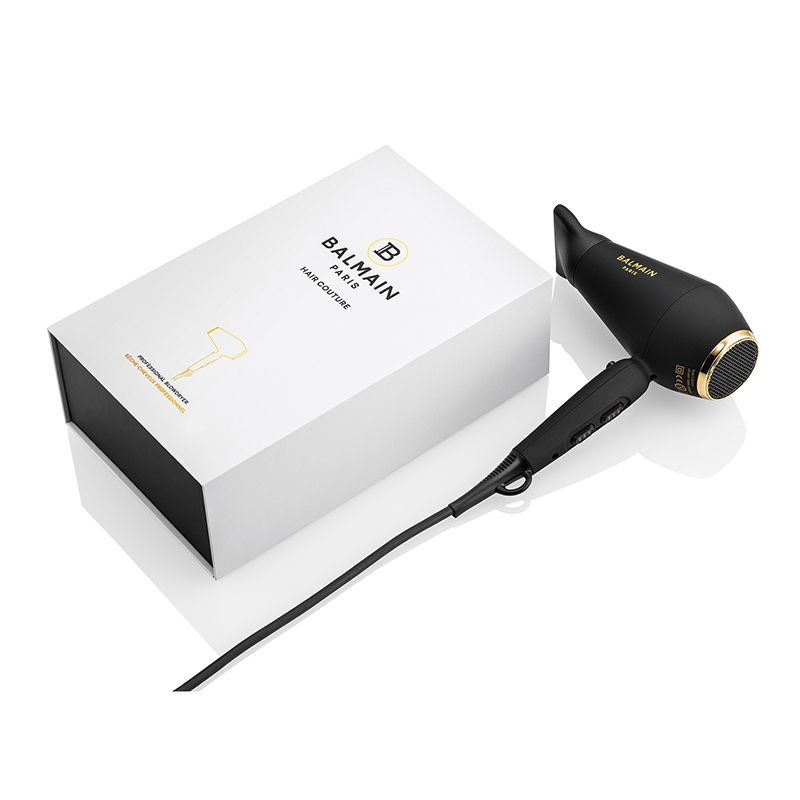 Balmain Hair Professional Infrared Blowdryer Black & Gold - Infrasarkanās gaismas fēns