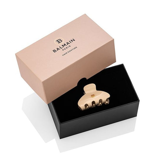 BALMAIN HAIR matu aksesuārs, matu sprādze, bēša / Pince à Cheveux Small Beige