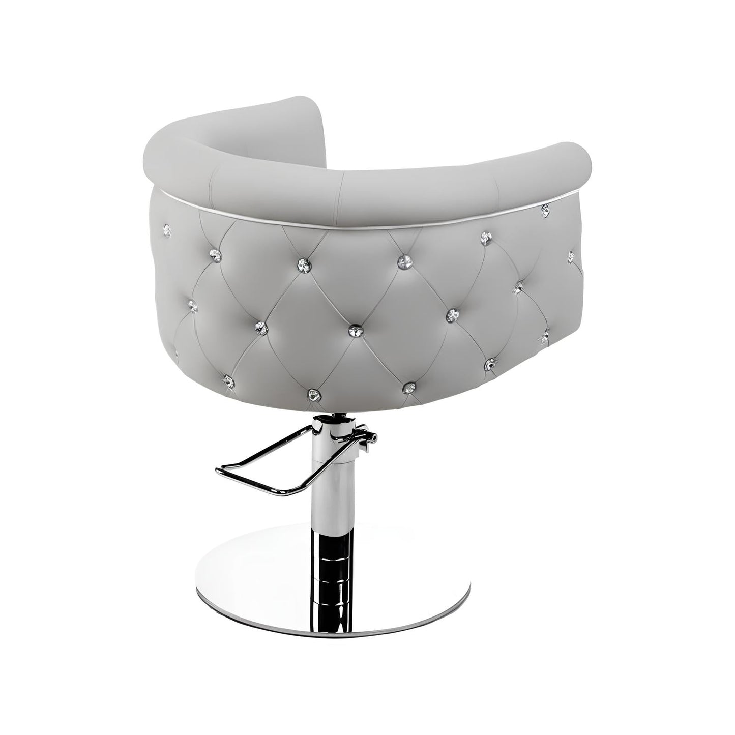 Frizētavas krēsls ObsDeLux 70/42/62 cm pelēks