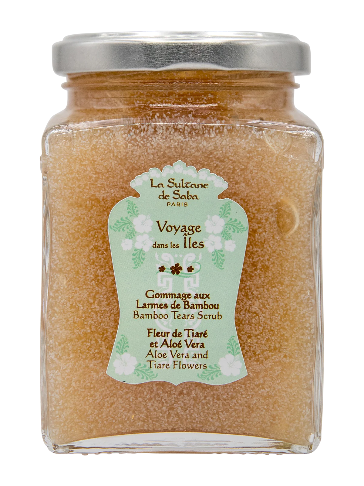 Aloe vera&Tiare Flower bamboo tears body scrub 300 g