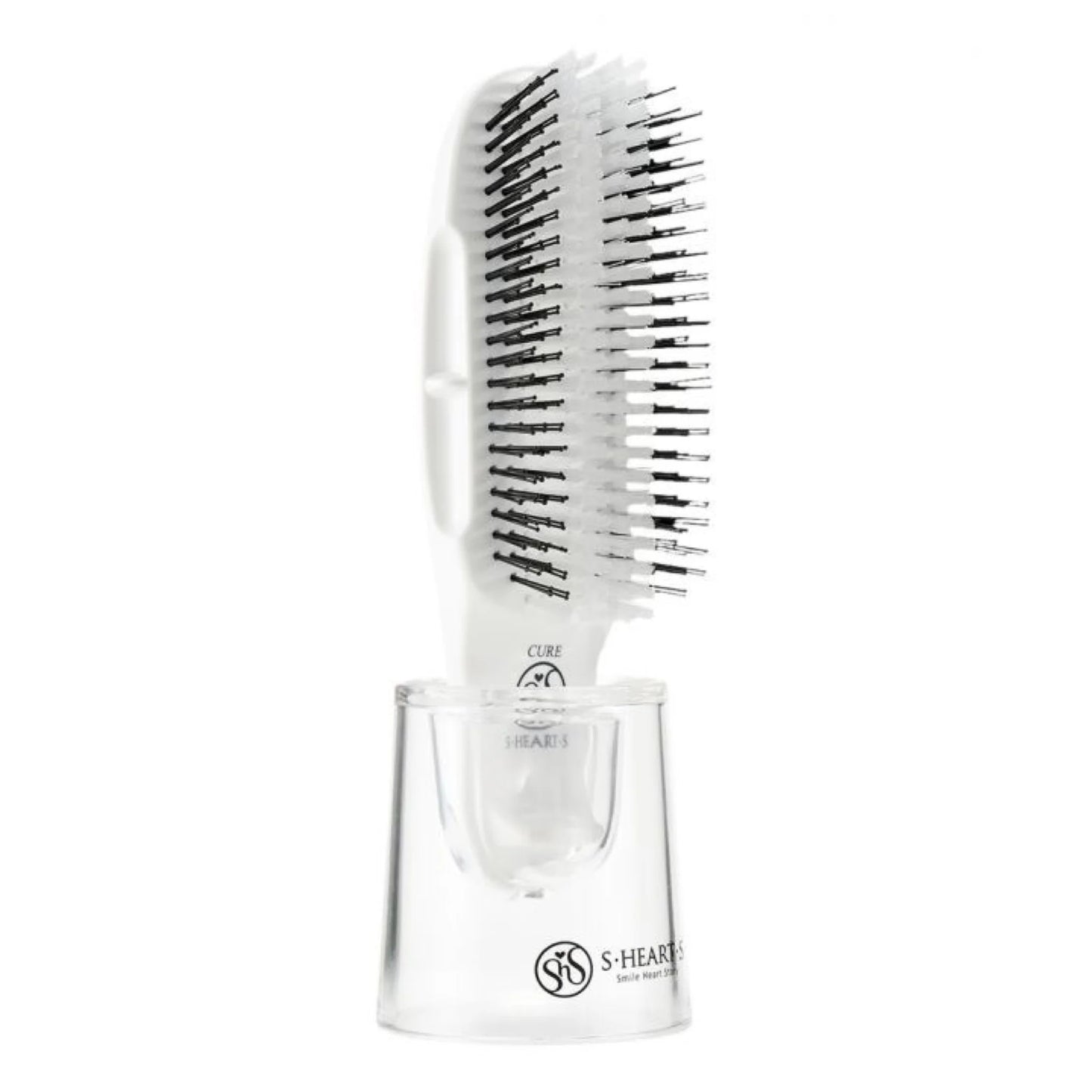 sHearts Scalp Brush CURE WHITE - birste matu un galvas ādas kopšanai