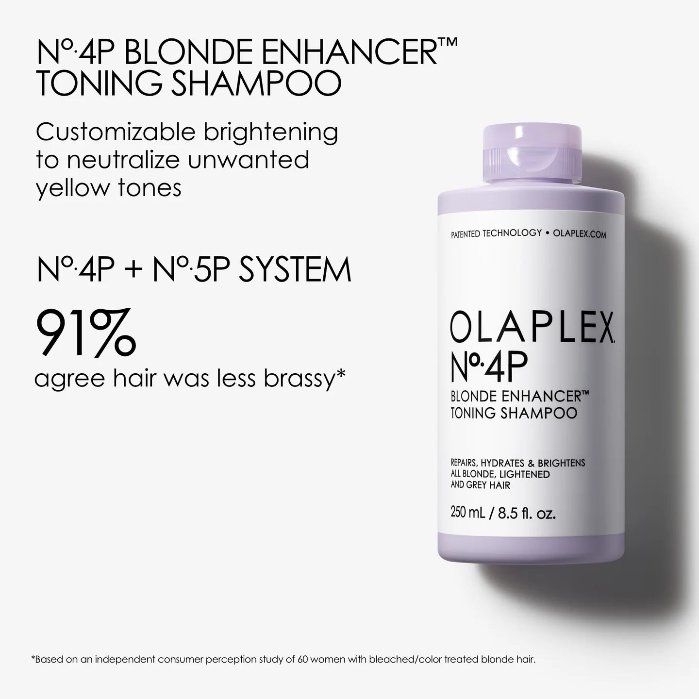 OLAPLEX No. 4P Blonde Enhancer Toning Shampoo