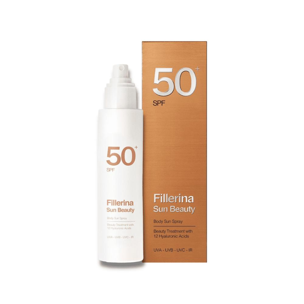 FILLERINA ķermeņa sauļošanās sprejs SPF 50+ 200 ml