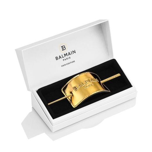 BALMAIN HAIR gold barrette