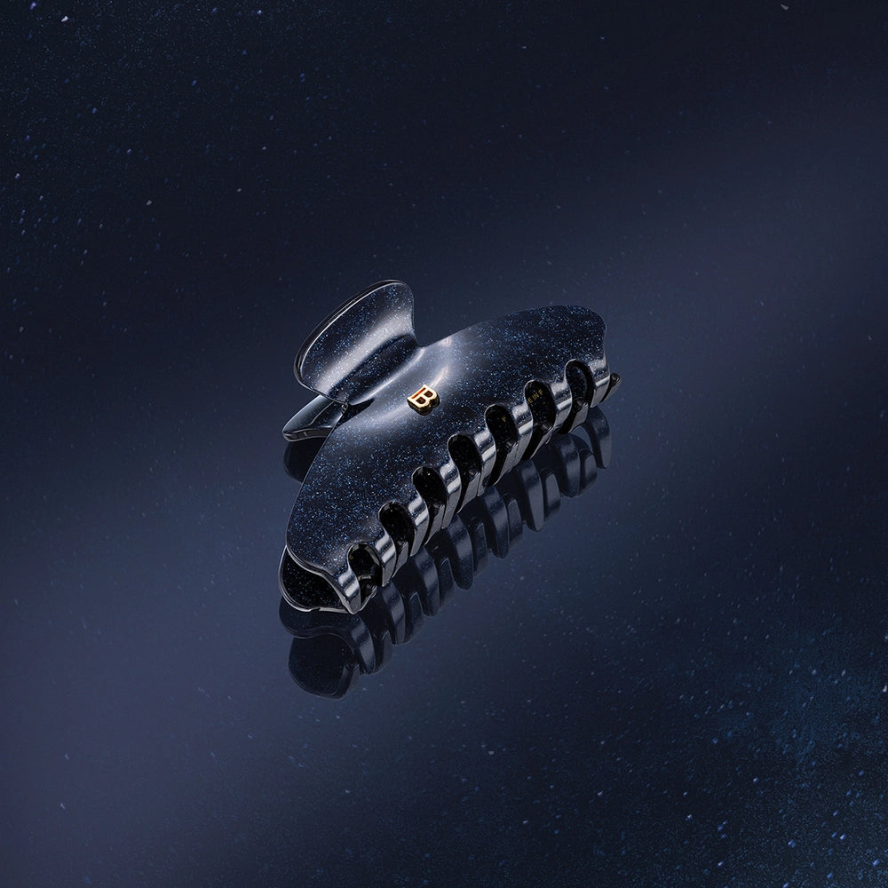 Limited Edition Acetate Pince a Cheveux Medium Cosmic Sapphire