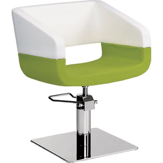 Frizētavas krēsls Hippi 57/53/42 cm balts/zaļš