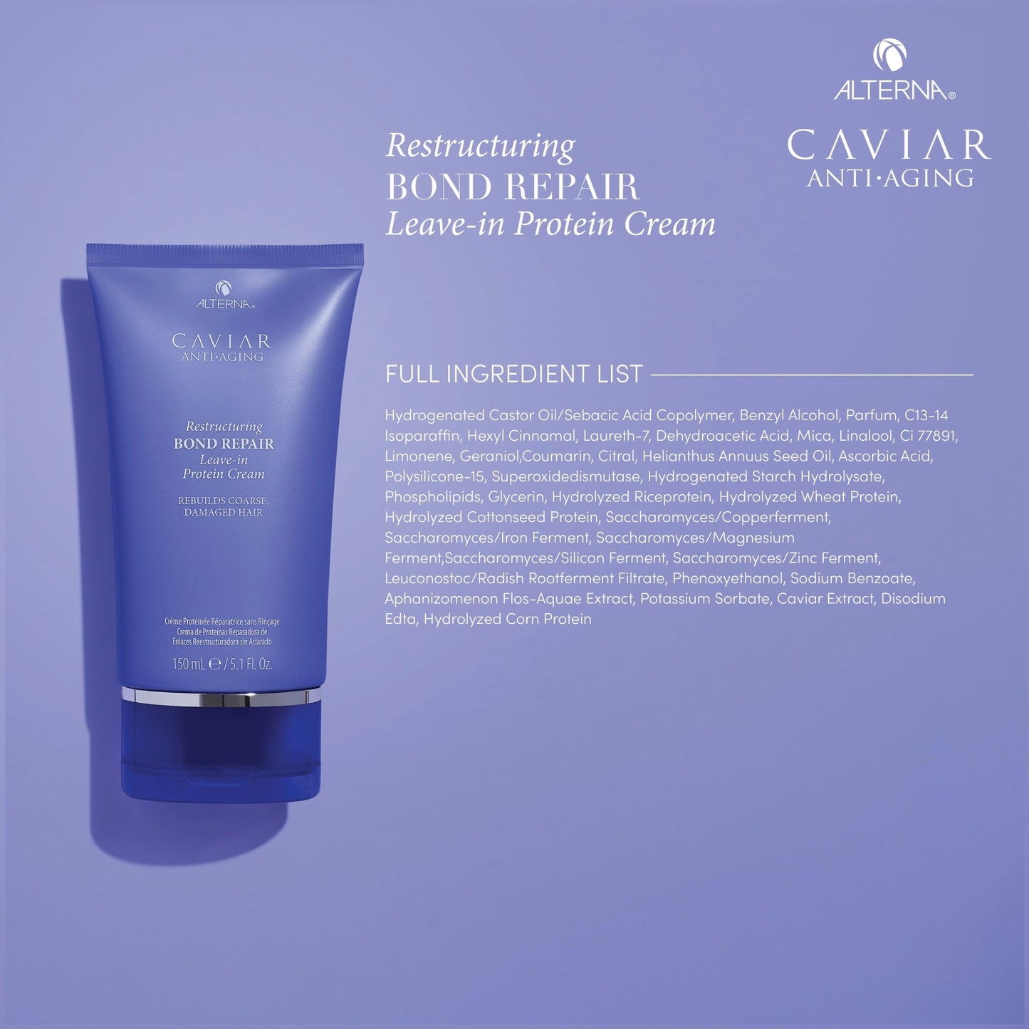 Caviar Restructuring Bond Repair Leave-In Protein Cream