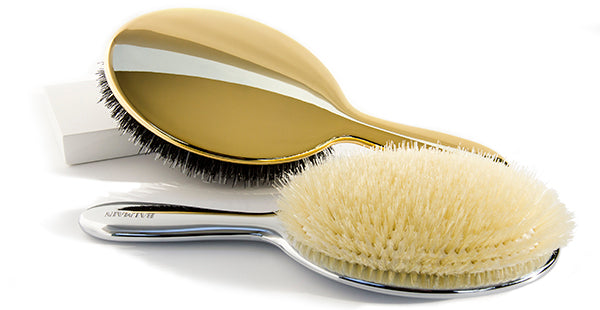 Balmain Hair Silver Spa Brush 14K Gold - Sudraba spa matu sukas komplekts