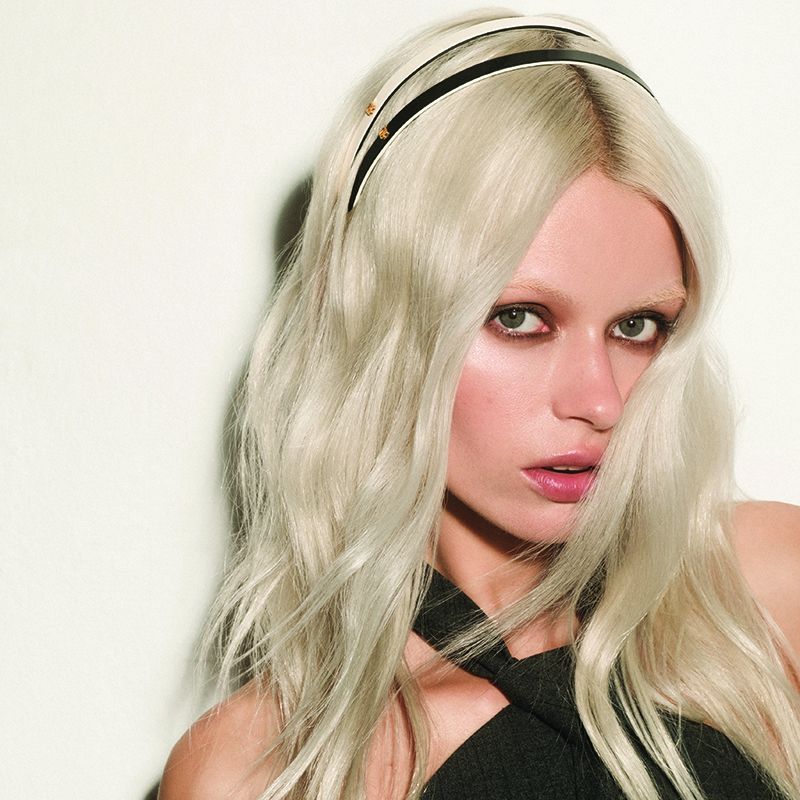 BALMAIN HAIR acetāta matu stīpiņa balta/melna / Acetate Headband White/Black