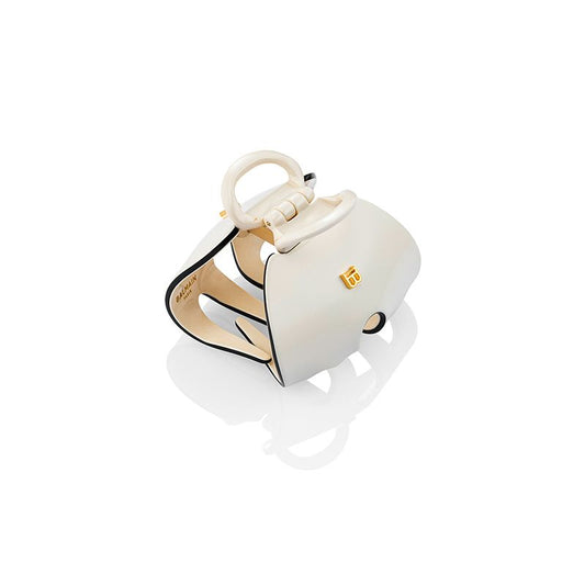 BALMAIN HAIR acetāta matu sprādze / Pince à Cheveux Imperiale White/Black