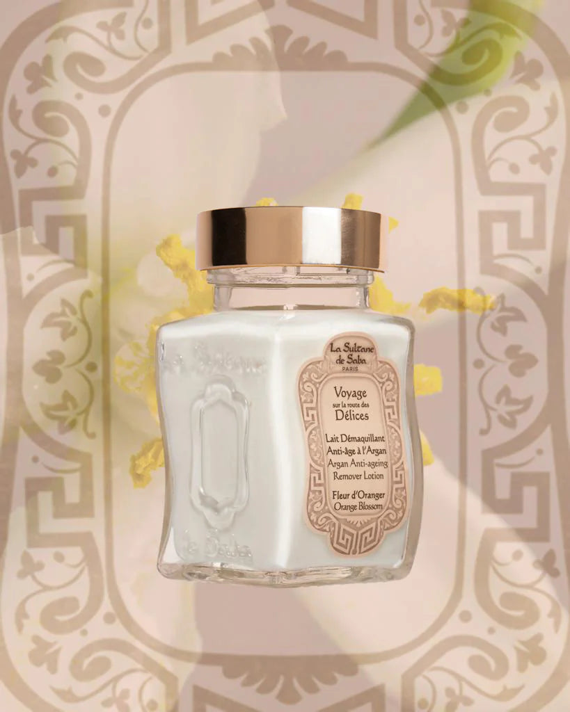 LAIT DÉMAQUILLANT ARGAN ET FLEUR D'ORANGER