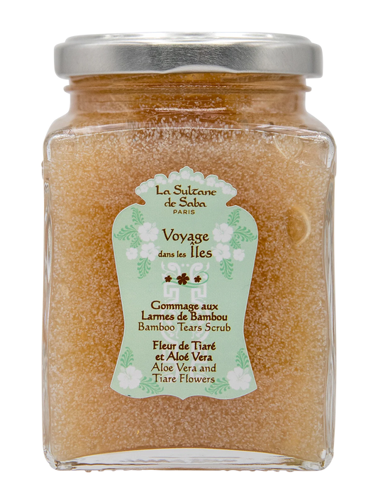 Aloe vera&Tiare Flower bamboo tears body scrub 300 g