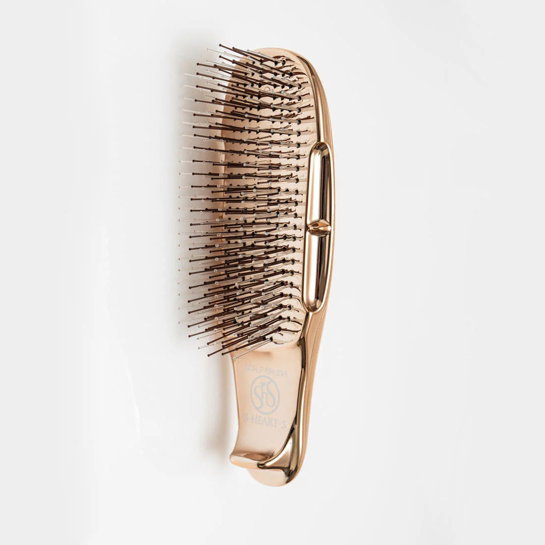 sHearts Scalp Brush Plus Pro Short - birste matu un galvas ādas kopšanai